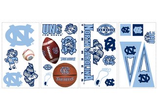 University of North Carolina Peel & Stick Wall Decals