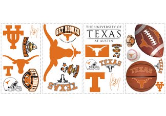 University of Texas Peel & Stick Wall Decals