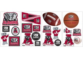 University of Alabama Peel & Stick Wall Decals