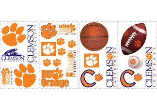 Clemson University Peel & Stick Wall Decals