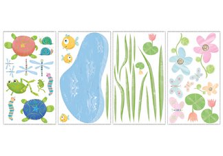 Hoppy Pond  Peel & Stick Wall Decals