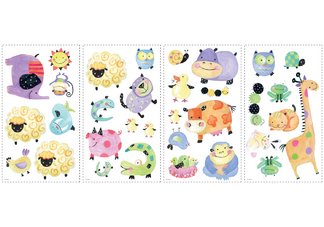 Polka Dot Piggy Peel & Stick Wall Decals