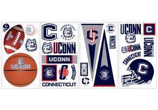 University of Connecticut Peel & Stick Wall Decals