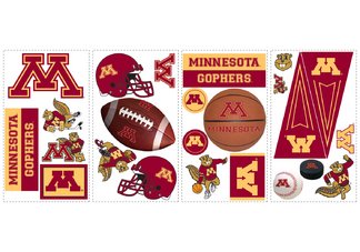 University of Minnesota Peel & Stick Wall Decals