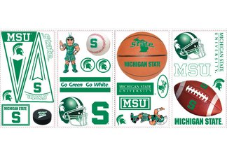 Michigan State University Peel & Stick Wall Decals