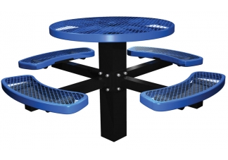 round picnic tables, picnic tables
