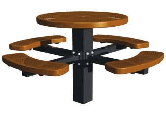 round picnic tables, picnic tables