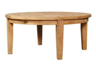 35-inch Round Teak Coffee Table