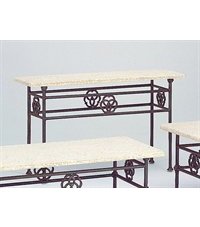 Renaissance Cast Aluminum Console Table
