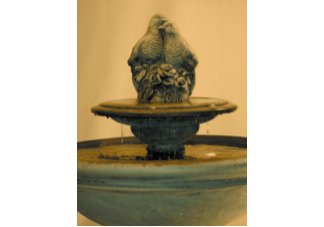 Russell Fountain with Birds on Tier