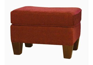 Cayenne Upholstered Oxford Ottoman