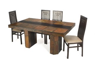 Autumn Tiled Slate Dining Table