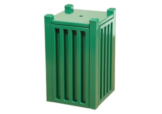 ashtray, urn, commercial ashtray, commercial urn, park bench, steel bench, commercial bench, trash r