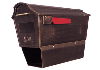 Town Square Curbside Mailbox with Paper Tube