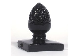 fence, steel fence, postcap, post cap, pineapple top, pineapple post cap, aluminum post cap, aluminu