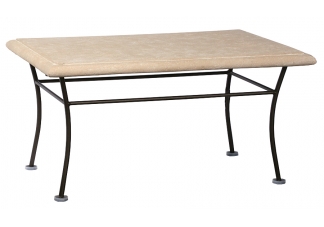 Cast Stone Top Coffee Table
