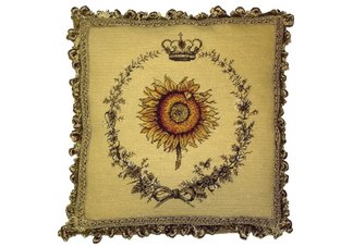 Sunflower Needlepoint Pillow