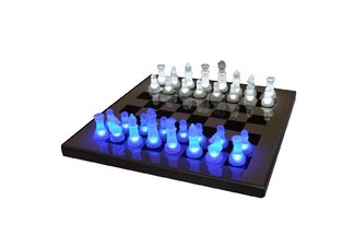 LED light-up chess set