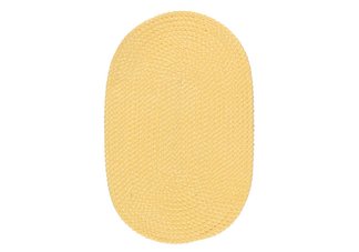 Pale Banana Softex Braided Rug - Sample Swatch