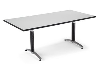 Gray Mesh Base Conference Table (36" x 72")