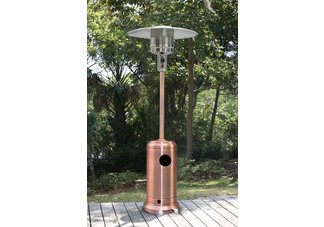 Tall Outdoor Copper Patio Heater