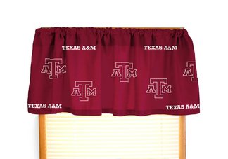 Texas A&amp;M Curtain Valance