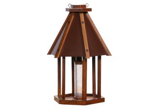 teak birdhouse