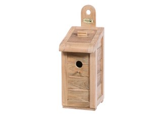 teak bird house, wood bird house, teak birdhouse