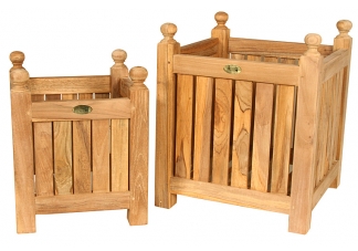 Teak Planters - Set of 2
