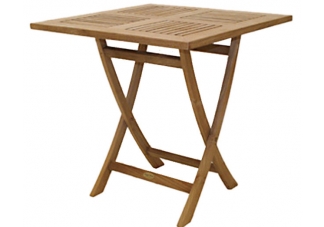 30" Square Folding Teak Sailor Table