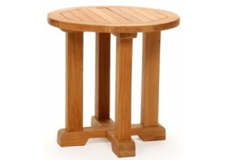 Teak Round Side Table