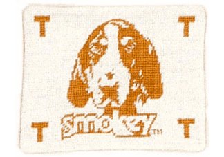 tennessee vols smokey throw pillow