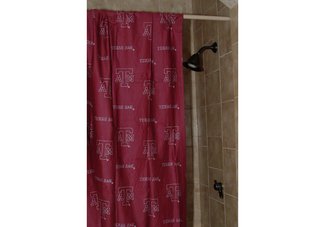 Texas A&M Printed Shower Curtain Cover