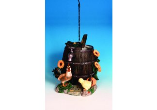Poly Chicken Birdfeeder
