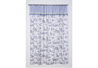 Four Seasons Toile-Blue and White