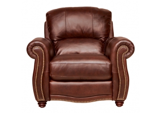 The Kent Brown Italian Leather Chair