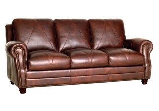 The Solomon Italian Leather Sofa