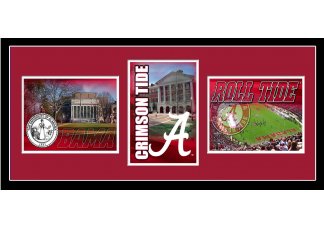Alabama Triple Shot Wall Hanging