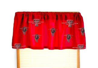 Texas Tech Curtain Valance