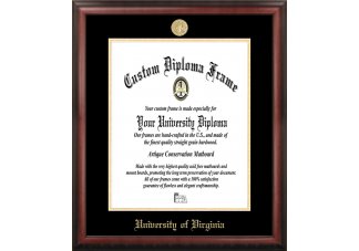 University of Virginia Gold Embossed Diploma Frame