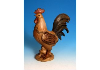 Wood Bark Look Rooster