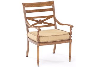 Cast Aluminum Dining Arm Chair
