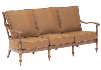 Cast Aluminum Verona 3 Place Sofa