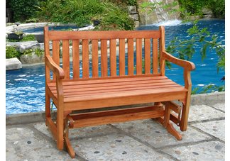 Baltic 4-Foot Garden Bench Glider