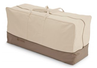 outdoor patio cushion bag, patio cushion bag, outdoor storage bag, outdoor cushion bag