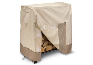 log rack cover, outdoor log rack cover