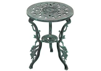 Verdigris Rosette Plant Stand