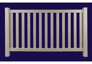 Vinyl Pool Fencing with 3" Spacing