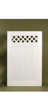 Vinyl Privacy with Lattice Gate Kit