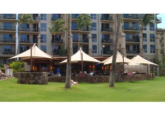 Vista 16 square cantilevered umbrella